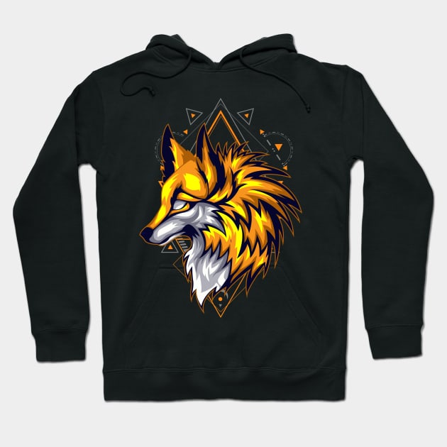 wolf animal wild wildlife Hoodie by SHINIGAMII